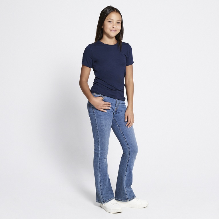 Soft feel tee "Liv star" Navy
